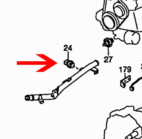 Thermoswitch for motor HC from 01-2000